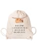 Mr. & Mrs. Panda Jutebeutel Faultier Kind mit Spruch in Creme