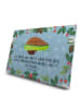 Mr. & Mrs. Panda Tee Adventskalender Avocado Yoga mit Spruch in Eisblau
