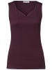 Street One Tanktop in aubergine