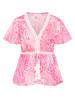 IZIA Damen Bluse in Pink Weiss