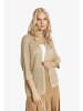 IZIA Cardigan in Gold Metallic