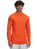 Under Armour Longsleeve "Vanish Elite Seamless 1/4 Zp" in Orange