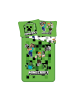 Minecraft Minecraft Bettbezug 140 × 200 cm Kissenbezug 70 × 90 cm Polyester in Grün