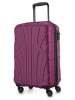 suitline Handgepäckkoffer 55x35x20 cm Carry-On 55cm Hartschale 34 L in Magenta