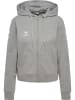 Hummel Reißverschluss Kapuzenpullover Hmlgo Damen in GREY MELANGE