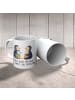 Mr. & Mrs. Panda Tasse Pinguin Pärchen mit Spruch in Weiß