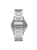 Armani Exchange Armbanduhr The Dark Silver Classic in silber