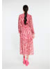 faina Damen Maxikleid in Pink