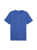 Puma T-Shirt Ess 2-farbig, kleines Logo, Größe S Mountain Blau