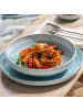 like. by Villeroy & Boch 12-tlg. Tafelservice Perlemor Aqua in Blau – in blau