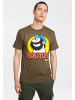 Logoshirt T-Shirt Popeye - Brutus Popart in oliv