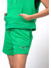 Tom Barron Freizeitanzug WOMEN REGULAR FIT SWEATSHIRT AND SHORTS SETS in LIVE GREEN