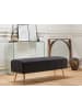Beliani Bettbank PATERSON in Schwarz/Gold - (W) 118 x (H) 42 x (L) 40 cm