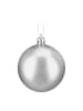 relaxdays 150-tlg. Weihnachtskugeln Set in Silber