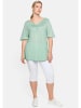 sheego Shirt in mint bedruckt