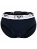 Emporio Armani Slip 3er Pack in Blau