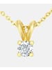 Diamant L'éternel Halskette mit Anhänger aus 375 Gelbgold mit 0.10 Karat Diamant