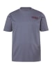 Men Plus Kurzarm T-Shirt in steinblau