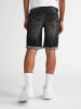 Petrol Industries Bullseye Regular Fit Jeansshorts SanFelipe in Schwarz
