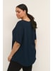 KAFFE curve Kurzarm-Bluse KCami Regular fit in Midnight Marine