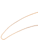 Adeliás Unisex Halskette – Kordelkette aus Edelstahl 45 cm in gold