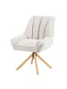 DUBI Möbel 2er-Set: Drehstuhl Mika-Leon in Creme - (B)60 x (H)88 x  (T)68 cm