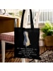 Mr. & Mrs. Panda Tasche Eiskunstlauf Trainerin mit Spruch in Schwarz