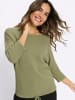 Sieh an! 3/4-Arm-Pullover in schilf