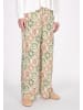VIRITA Women Pants in Green Multicolor