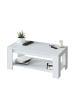 CALICOSY Couchtisch AMBIT in Weiß - (W) 102  x (H) 43  x (L) 50  cm