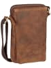 Greenburry Handytasche Vintage 1553 Mobile in Sattelbraun