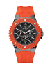 Guess Quarzuhr in Orange/Schwarz 45 mm