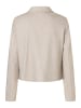 More & More leicht taillierter, melierter Kurzblazer in dust melange