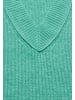 Cecil V-Kragen Pullover für Damen in Grün