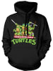 Teenage Mutant Ninja Turtles Hoodie "Distressed Group Big Tall Hoodie" in Schwarz