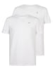 Petrol Industries 2er-Pack Basic-T-Shirt Rundhals Rev in Weiß