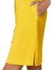 MADELEINE Schmales Hemdblusenkleid mit Kurzarm in sonnengelb