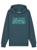 wat? Apparel Sweatshirt Bonne Chance in Petrol