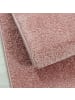 KADIMA DESIGN Teppich Kurzflor Waschbar Einfarbig MAIN Strapazierfähig OEKO-TEX in Rosa