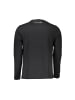 La Martina Schwarzes Baumwoll-T-Shirt