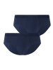 Hanro Slip Cotton Essentials in deep navy/ deep navy