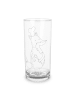 Mr. & Mrs. Panda Wasserglas Fuchs Koch ohne Spruch in Transparent
