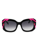 Just Cavalli Frauen Sonnenbrille Quadratisch Schwarz
