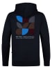 Petrol Industries Rückenprint Hoodie in Schwarz