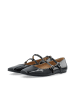 Bianco Mary Jane Schuhe in BlackPatent