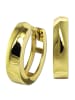 GoldDream Echtgold, 333er Gelbgold Damen Creolen Ohrring ca. 13mm