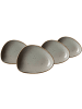 Ritzenhoff & Breker 4er Set Suppenteller Taste in Taupe 23 x 18 cm