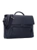 Piquadro Pan Aktentasche Leder 42 cm Laptopfach in night blue