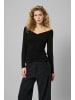 My Essential Wardrobe Langarm-Bluse MWGiggo Slim fit in Black