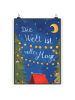 Mr. & Mrs. Panda Bild Die Welt ist voller Magie mit Spruch in Bunt